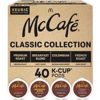 Cápsulas De Café Mccafe Colección Clásica K-Cup, Paquete De 40