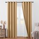 thumbnail image 1 of Cortina Joydeco Blackout de lino, 132 x 305 cm, térmica, color beige, 1 of 9