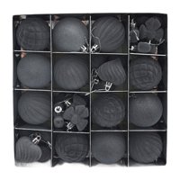 Bothyi - Adornos Colgantes Para Árbol De Navidad, Bolas Navideñas Para Bodas En Interiores, Color Gris