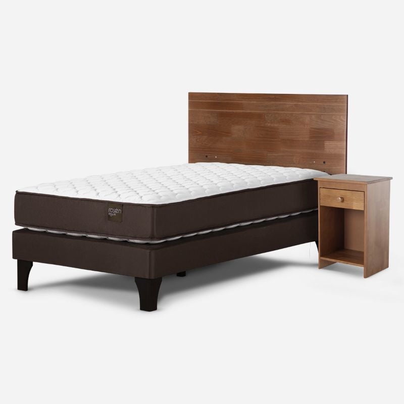 Rosen - Cama Europea Ergo T New 1.5 Plaza Base Normal