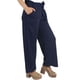 thumbnail image 3 of Pantalon Palazzo Verano Mujer Cintura Elasticada Bolsillos 709, 3 of 3