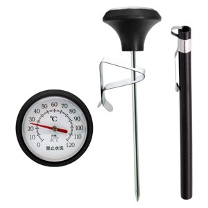 Magideal - Termómetro Portátil Para Alimentos Termómetro De Sonda De De Precisión Termómetro Para Hornear, Termómetro De Sonda Para Cocina Parrilla Al Rojo