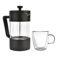 Pack Cafetera Francesa 600Ml +Taza Doble Pared 350Ml Simplit