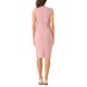 thumbnail image 3 of INSPIRE CHIC Vestido de Tubo para Mujer Regreso a Clases Atuendo de Maestra Vestido Profesional de Oficina sin Mangas Rosa L, 3 of 6