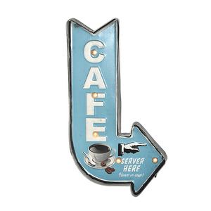 Muebles Santa Ana - Letrero Vintage Led Café