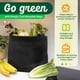 thumbnail image 2 of Bolsas de compras Simply Cool, paquete de 50, negras, reutilizables, 37 x 37 x 17 cm, 2 of 7