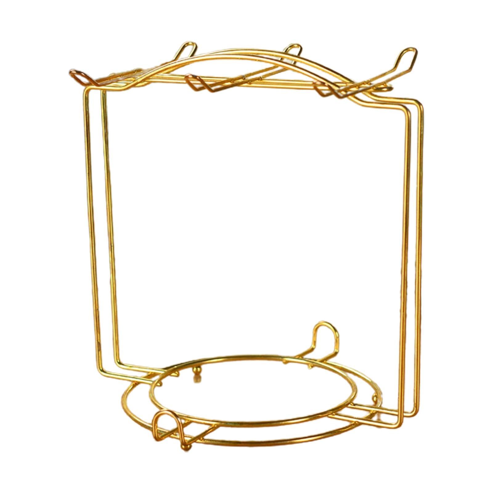 Bothyi - Soporte Para Tazas, Estante De Almacenamiento Anticorrosión, Organizador Para Cocina, Dorado