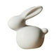 thumbnail image 1 of Estatuilla De Conejo De Cerámica Moderna, Estatua De Pascua, Estantería Para El Hogar, Manualidades Decorativas, Regalo, 6,5x7,3 Cm, 1 of 3
