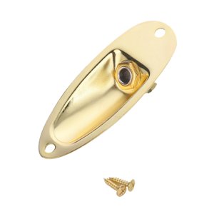 Magideal - Jack De Guitarra Eléctrica Guitar Guitar Jack Jack Professional 6.35 Mm Con Tornillos , Dorar