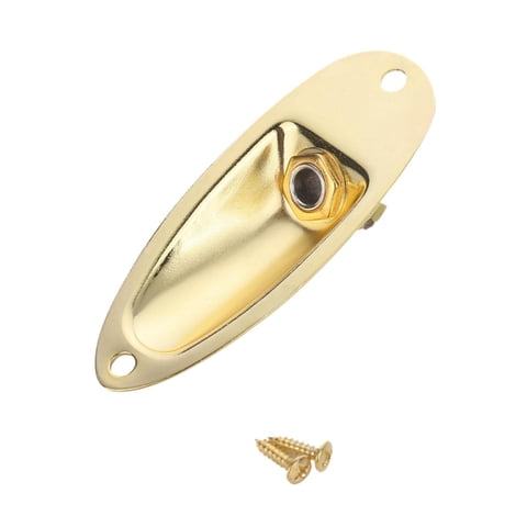 Magideal - Jack De Guitarra Eléctrica Guitar Guitar Jack Jack Professional 6.35 Mm Con Tornillos , Dorar