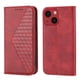 thumbnail image 3 of Funda Flip FOXDOCK para iPhone 14 Pro , Estilo Billetera con Diseño Rombo, Correa de Mano y Soporte, Uso Diario, 3 of 5