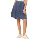 thumbnail image 1 of INSPIRE CHIC Falda de Mujer Regreso a Clases Cintura Alta Línea A Acampanada Casual Falda de Mezclilla Azul Claro 2XL, 1 of 7