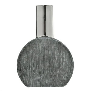 Mallorca - Jarrón Decorativo Alhambra Circular Silver