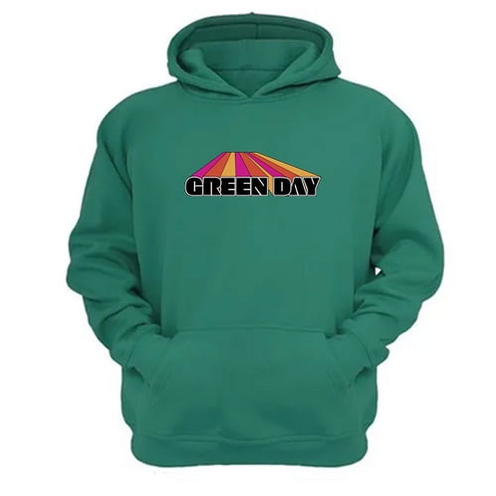 Genérico - Polerón Canguro Green Day Verde Aguamarina Talla M Unisex