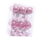 thumbnail image 1 of 24 Piezas De Adornos Navideños De Bolas Irrompibles Para Fiestas Navideñas En Casa, Color Rosa Transparente, 1 of 5