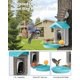 thumbnail image 3 of Alimentador y Baño Inteligente para Aves Silvestres con Cámara 4K HD VISIOGEAR Azul, 3 of 8