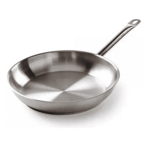 Genérico - Sartén De Acero Inoxidable Con Fondo Difusor, 24 Cm