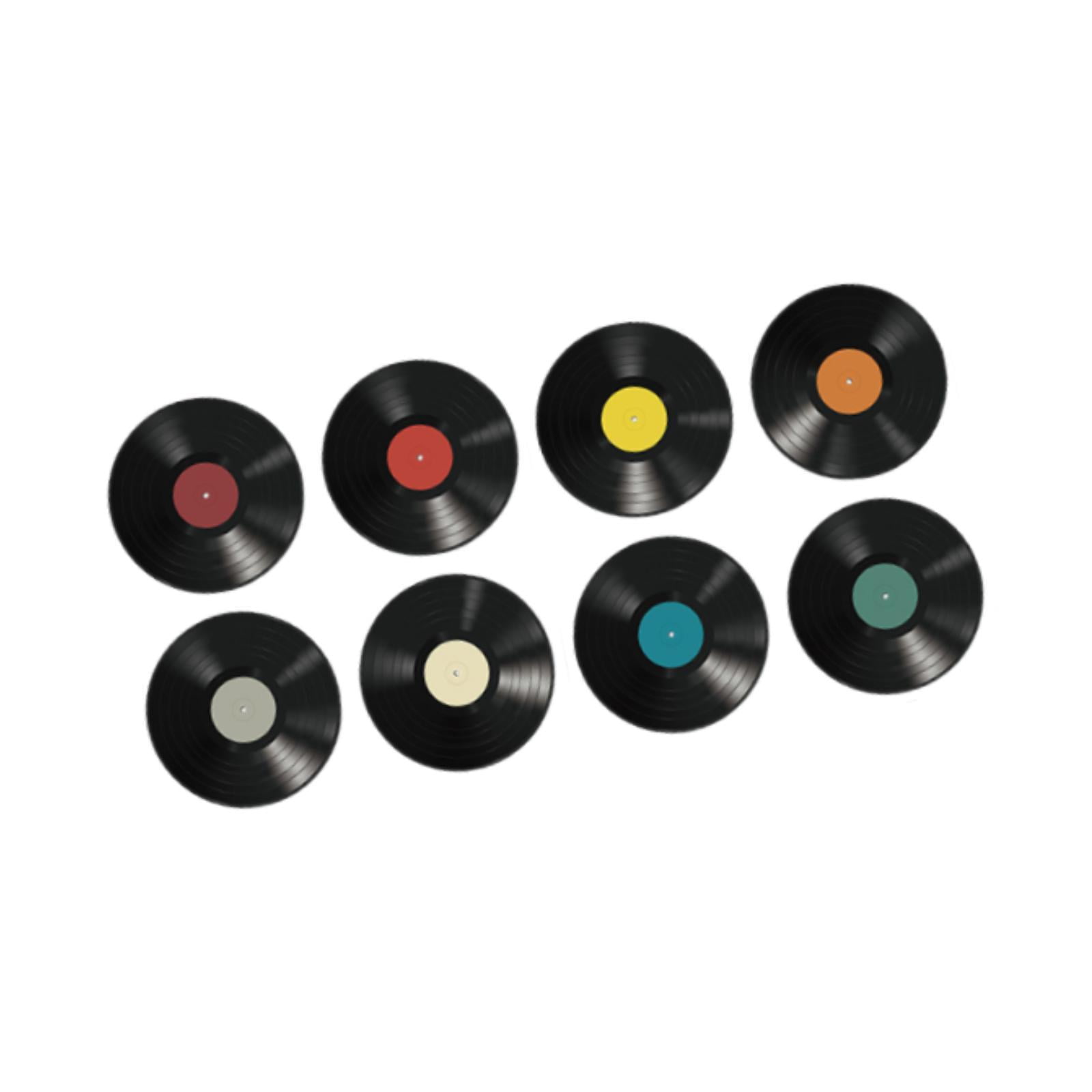 Magideal - Pegatinas De Pared De Discos De Vinilo, Arte De Pared, Adornos Adhesivos Y Extraíbles, Papel Tapiz De Pvc, Decoración Para El Hogar, Fiestas, Dormitor