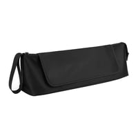 Ioensy - Bolsa De Viaje Para Herramientas Para El Cabello Y Tapete Resistente Al Calor, Diseño 2 En 1 Para Alisadores, Color Negro