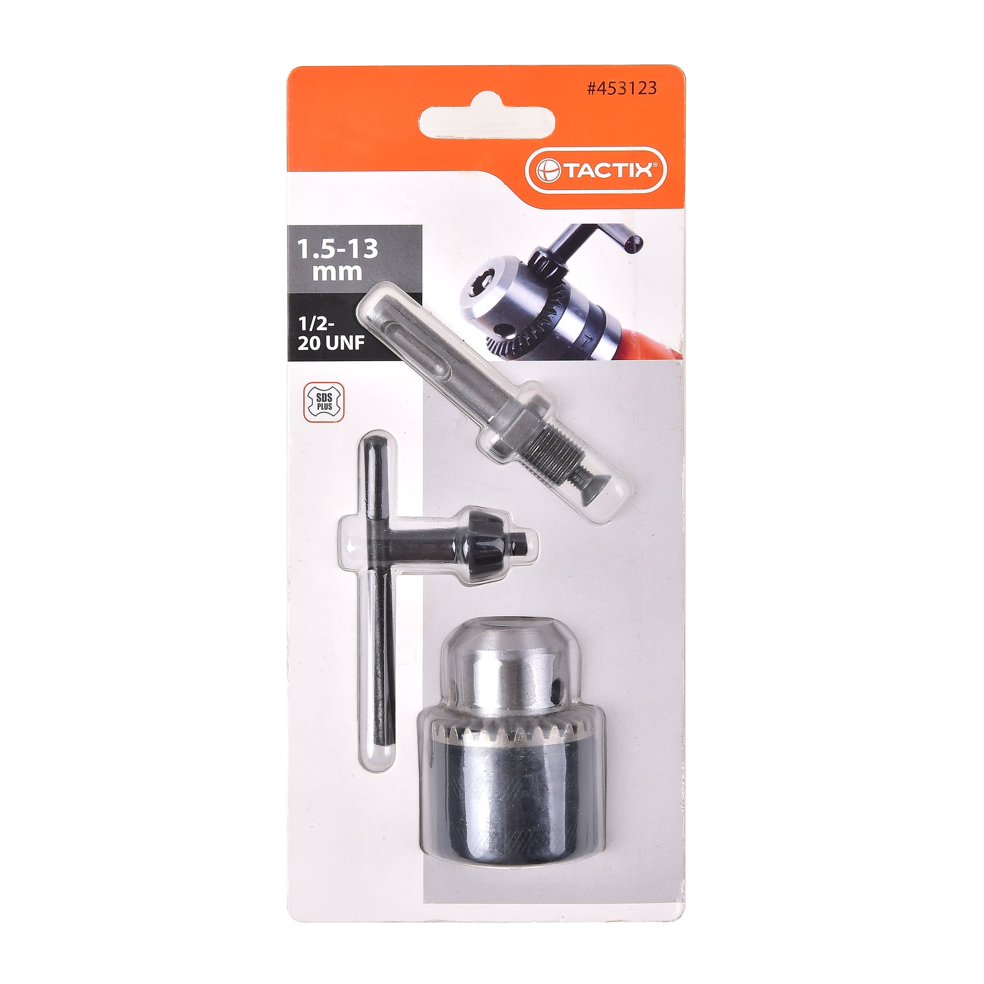 Tactix - Mandril Con Adaptador Sds Plus Y Llave