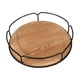 thumbnail image 3 of Bandeja De Madera Bandeja Giratoria Versátil Para Refrigerador De Encimera De Cocina 9 Pulgadas, 3 of 5
