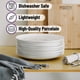 thumbnail image 4 of Platos de cena Brew To A Tea 27 cm blanco set de 6, 4 of 7