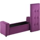 thumbnail image 4 of Banqueta Baul Lawin 2c Felpa 30 Morado, 4 of 5