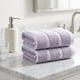 thumbnail image 5 of REGALWOVEN Toallas de Mano de Algodón a Rayas para Baño, 13" x 29" Juego de Toallas de Mano Decorativas Absorbentes y Suaves para Cocina, Spa, Gimnasio, Color Púrpura Claro, 2 Piezas, 5 of 6