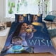 thumbnail image 2 of Deseo Conjunto de sábanas temático, trío de piezas, cómodo y amigable con la piel, diseño único, regalo de decoración para el hogar para familiares, amigos y fans, 90 cm * 190 cm, 2 of 6