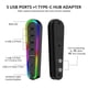 thumbnail image 4 of Hub USB multipropósito para consolas de juegos PS5 Pro y PS5 Slim Transferencia de datos Puertos extendidos con iluminación RGB, 4 of 9