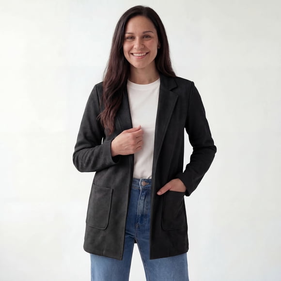 Chaqueta Boulevard Mujer Negra Talla L