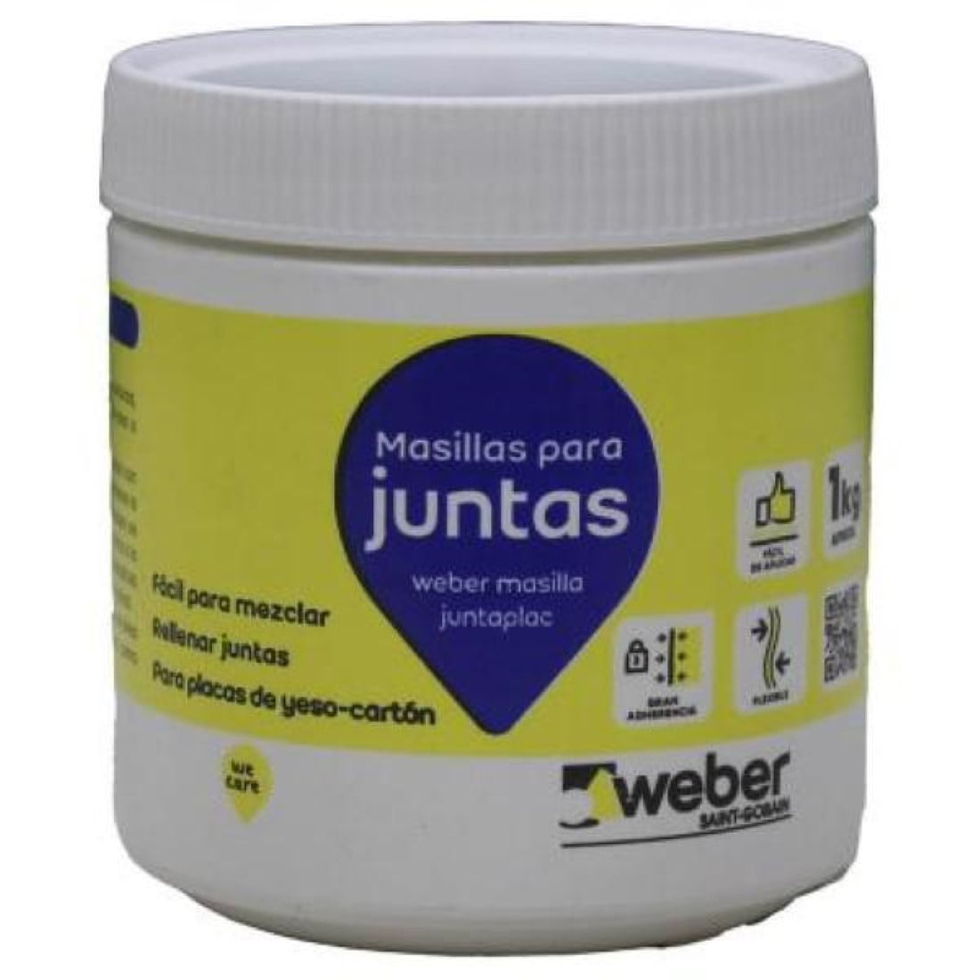 Weber - Masilla Para Juntas (juntaplac) 1kg