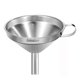 thumbnail image 1 of Embudo de cocina Lakatay de acero inoxidable apto para uso alimentario, 13 cm, con colador, 1 of 6