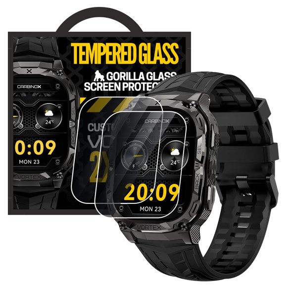 Protector de pantalla de vidrio templado Carbinox Vortex para smartwatch