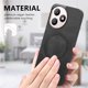 thumbnail image 5 of Magnetic Slim Case for Honor X50i Plus with Camera Guard & Anti-Scratch Back Black, 5 of 5