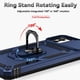 thumbnail image 4 of Funda Resistente Anillo Soporte Samsung Galaxy A05 Privacidad Cámara Montaje Magnético Azul, 4 of 6