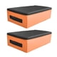 thumbnail image 2 of Almohadilla De Levantamiento De Pesas Silence Deadlift Pad Para Entrenamiento De Levantamiento De Pesas Para Hombres, Color Naranja Y Negro, 2 of 5