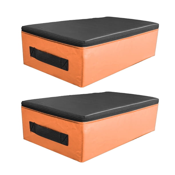2 Piezas Almohadilla de Barra Alfombrilla Protectora Tapete Silencioso para Caída de Pesas Cojín Amortiguador Diseño de Protección Y Reducción de Ruid Naranja Negro