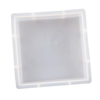 Magideal - De Fundición De Diy, De Resina Antiadherente Para Manualidades, Hoja De Flores Secas, Decoración Para Hogar, , Jabón, De Cuadrado