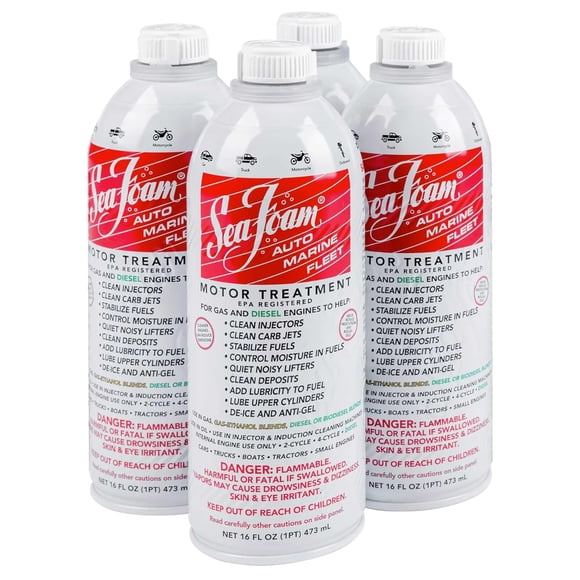 Tratamiento de motor con espuma marina con aditivo para combustible y aceite SF16 473 ml x3