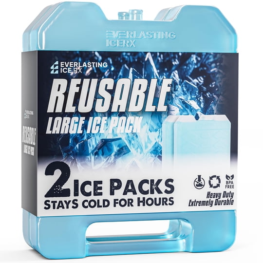 Paquetes De Hielo Reutilizables Everlasting Ice Rx Cooler (paquete De 2)