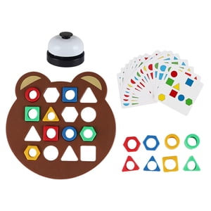 Bothyi - Juego De Rompecabezas De Combinación De Formas Geométricas Juego De Rompecabezas De Combinación De Formas Para Niños Pequeños Con Campana