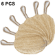 thumbnail image 1 of Paquete de 6 paños exfoliantes para rostro y cuerpo, de tejido suave, para baño, exfoliante y masajeador, para mujeres y hombres., 1 of 8