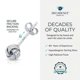 thumbnail image 5 of Aretes DECADENCE de Plata 925, Pasador de 5 mm con Nudo de Amor, 5 of 7