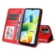 thumbnail image 3 of Funda tipo cartera FOXDOCK para Xiaomi Redmi A1 4G , diseño girasol en relieve, cuero PU, cierre magnético, soporte y tarjetero, 3 of 5