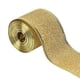 thumbnail image 1 of Cinta Navide?a Con Borde De Alambre Flexible De 2 Pulgadas X 90 Yardas Para Proyectos Navide?os Dorada, 1 of 5