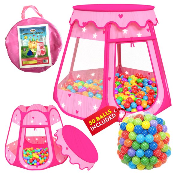 Juego Tent Playz Ball Pit Princess Castle con 50 bolas para niñas