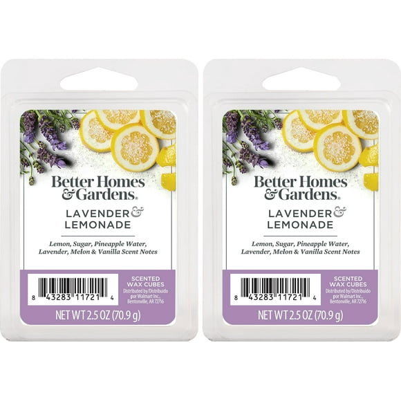 Wax Melts Better Homes And Gardens 75 Ml Paquete De 2 (limonada De Lavanda)