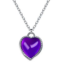 Ioensy - Estado De Ánimo Colgante Collares Joyería Delicada Cadena De Clavícula Encantos Para Hombres Regalos