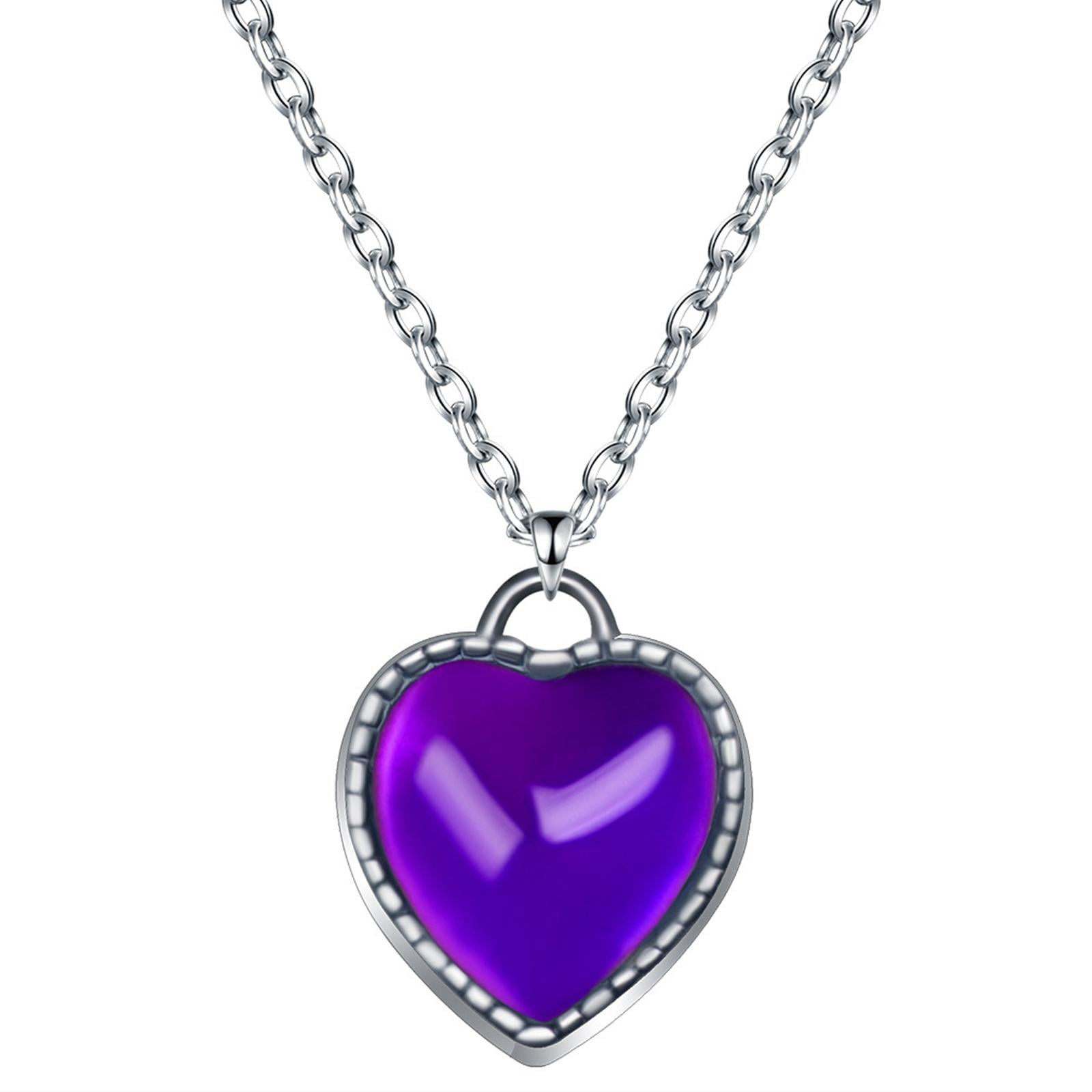 Ioensy - Estado De Ánimo Colgante Collares Joyería Delicada Cadena De Clavícula Encantos Para Hombres Regalos